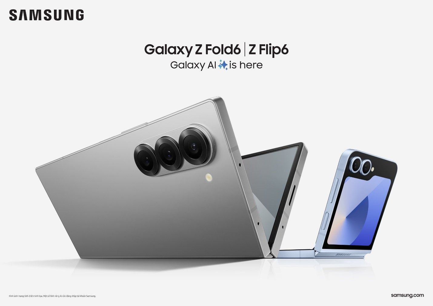 Samsung Galaxy Z Fold6 và Z Flip6 chính thức ra mắt với điểm nhấn Galaxy AI