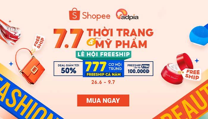 Người dùng tiết kiệm hơn 133 tỷ đồng cho phí vận chuyển xuyên suốt sự kiện 7.7 trên Shopee