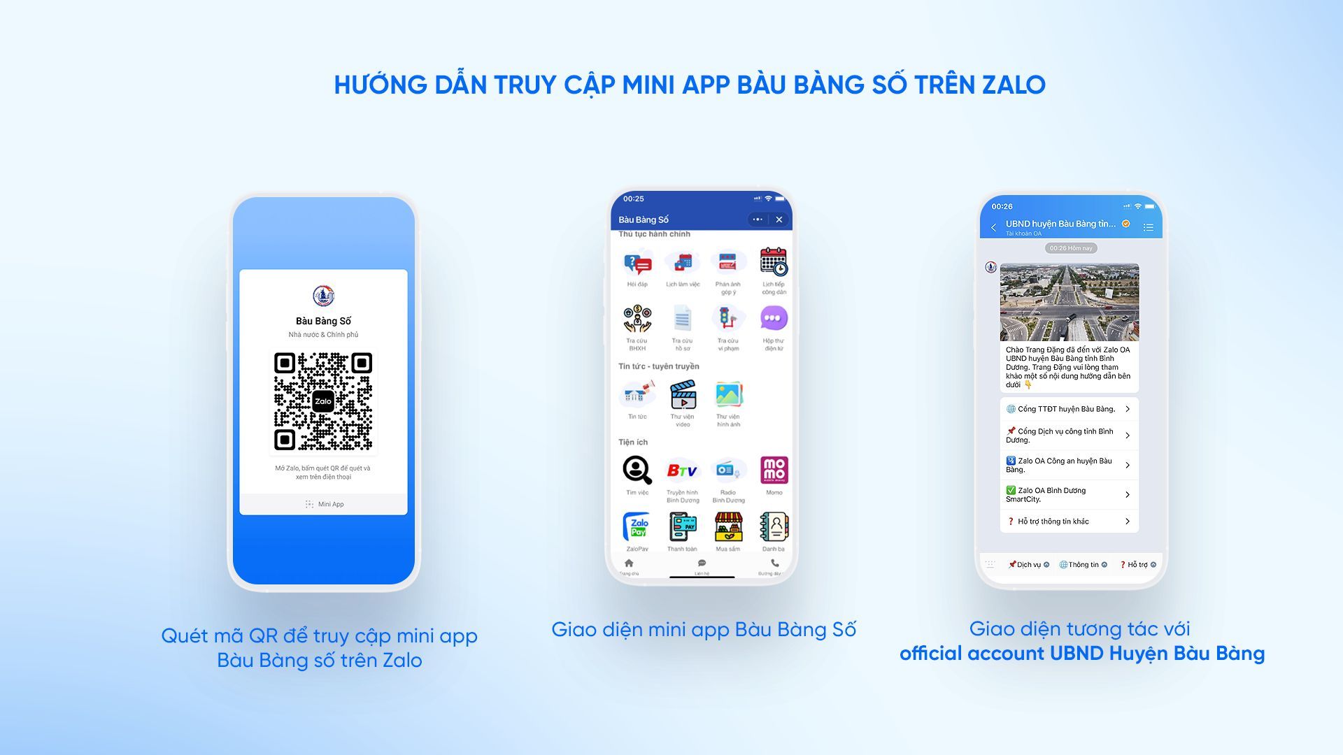 Nhiều huyện ở Bình Dương chủ động triển khai Zalo Mini App, tăng cường chuyển đổi số tại địa phương.