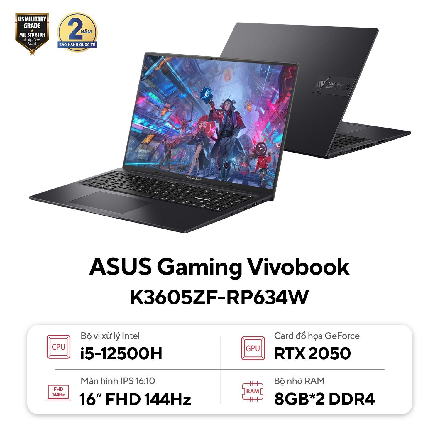 ASUS giới thiệu Gaming Vivobook – Laptop gaming mỏng nhẹ, bền bỉ cho học sinh - sinh viên