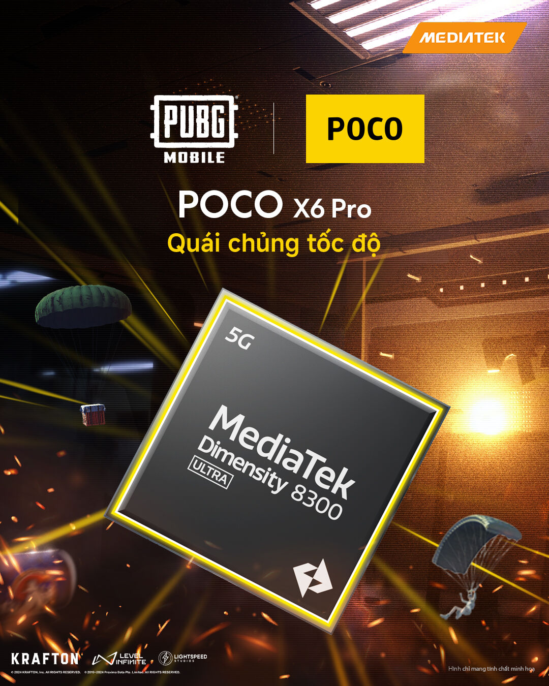 POCO công bố đồng hành cùng giải 2024 PUBG MOBILE Super League SEA Fall