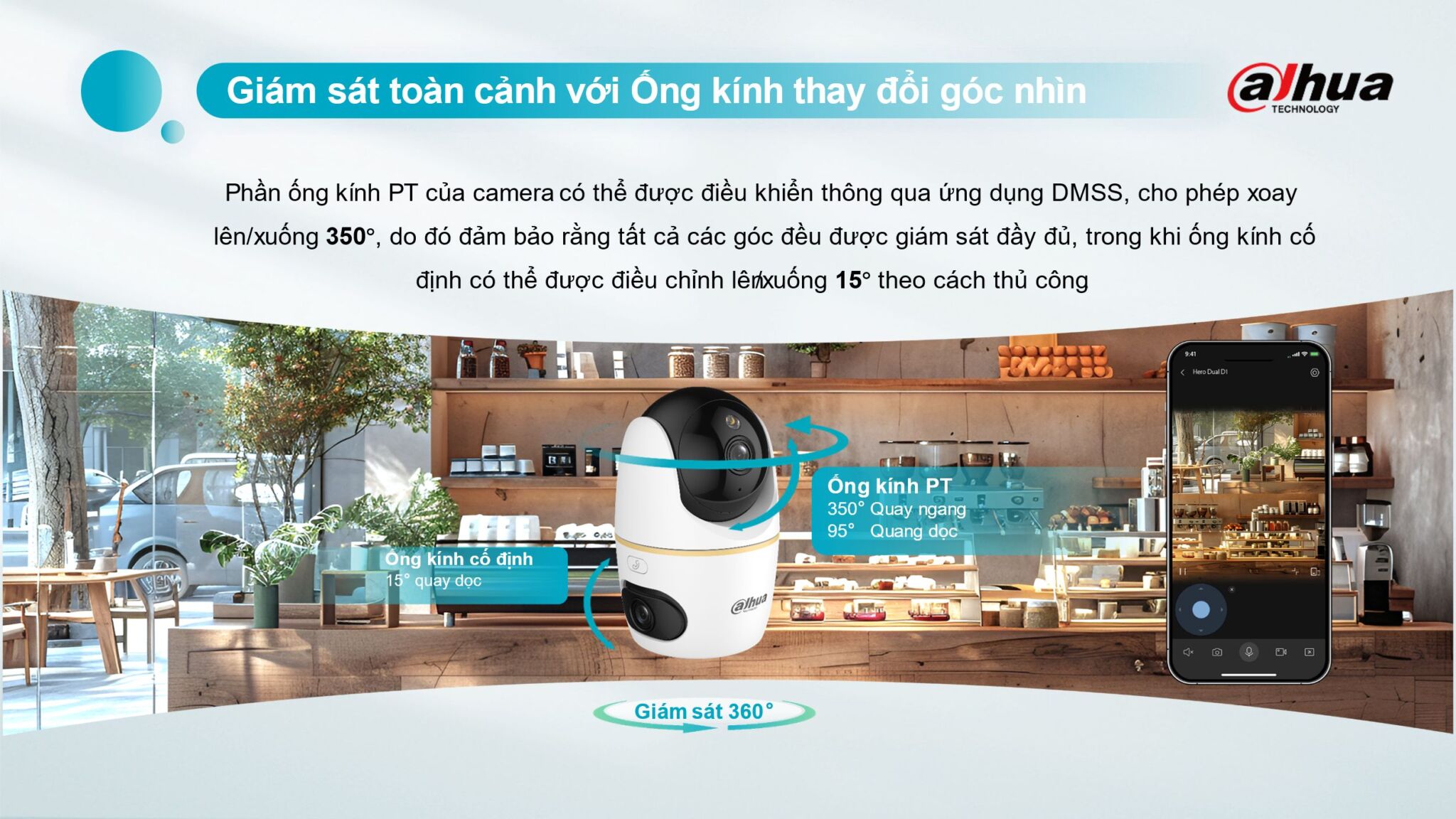 Dahua giới thiệu dòng sản phẩm DUAL D1 - Camera Wi-fi Ống kính kép.