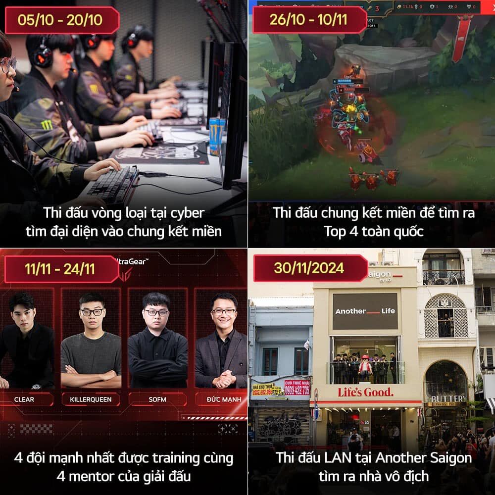 LG Electronics tổ chức Life's Good Tournament - giải đấu liên minh huyền thoại lớn nhất từ LG Việt Nam