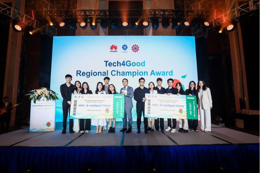 Sinh viên Việt Nam giành giải Nhất cuộc thi Tech4Good khu vực Châu Á - Thái Bình Dương do Huawei tổ chức