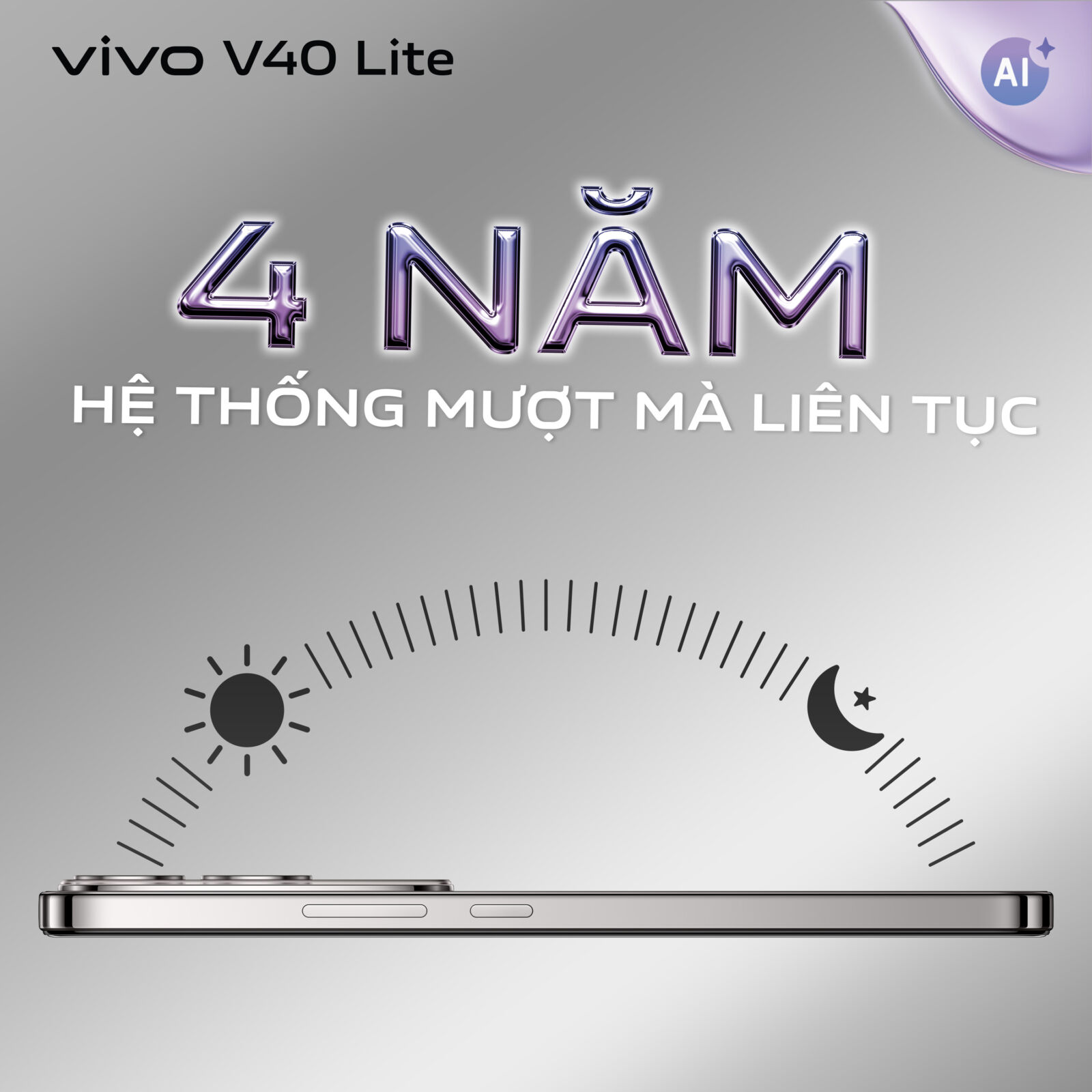 vivo V40 Lite tái định nghĩa độ bền mượt của smartphone trong phân khúc tầm trung 