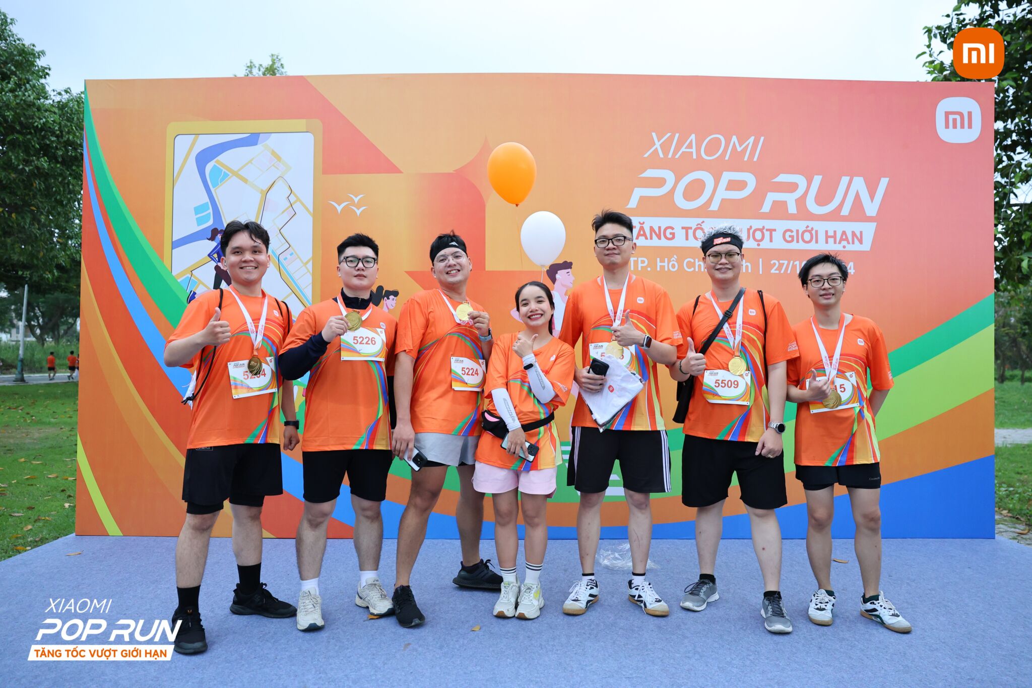 Xiaomi POP Run 2024 đánh dấu cột mốc 17.000 chiếc Xiaomi Smart Band 9 đã được khách hàng đón nhận