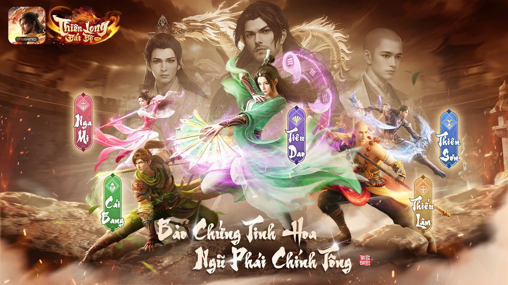 Sáng nay 12/11 Thiên Long Bát Bộ VNG chính thức trình làng game thủ Việt