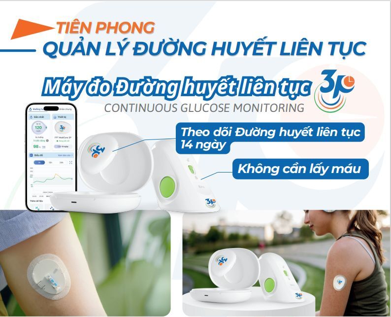 FPT ra mắt máy đo đường huyết 3P theo dõi liên tục