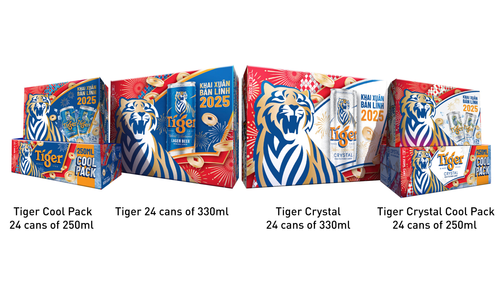 Tiger Beer chuyển mình bản lĩnh với diện mạo mới