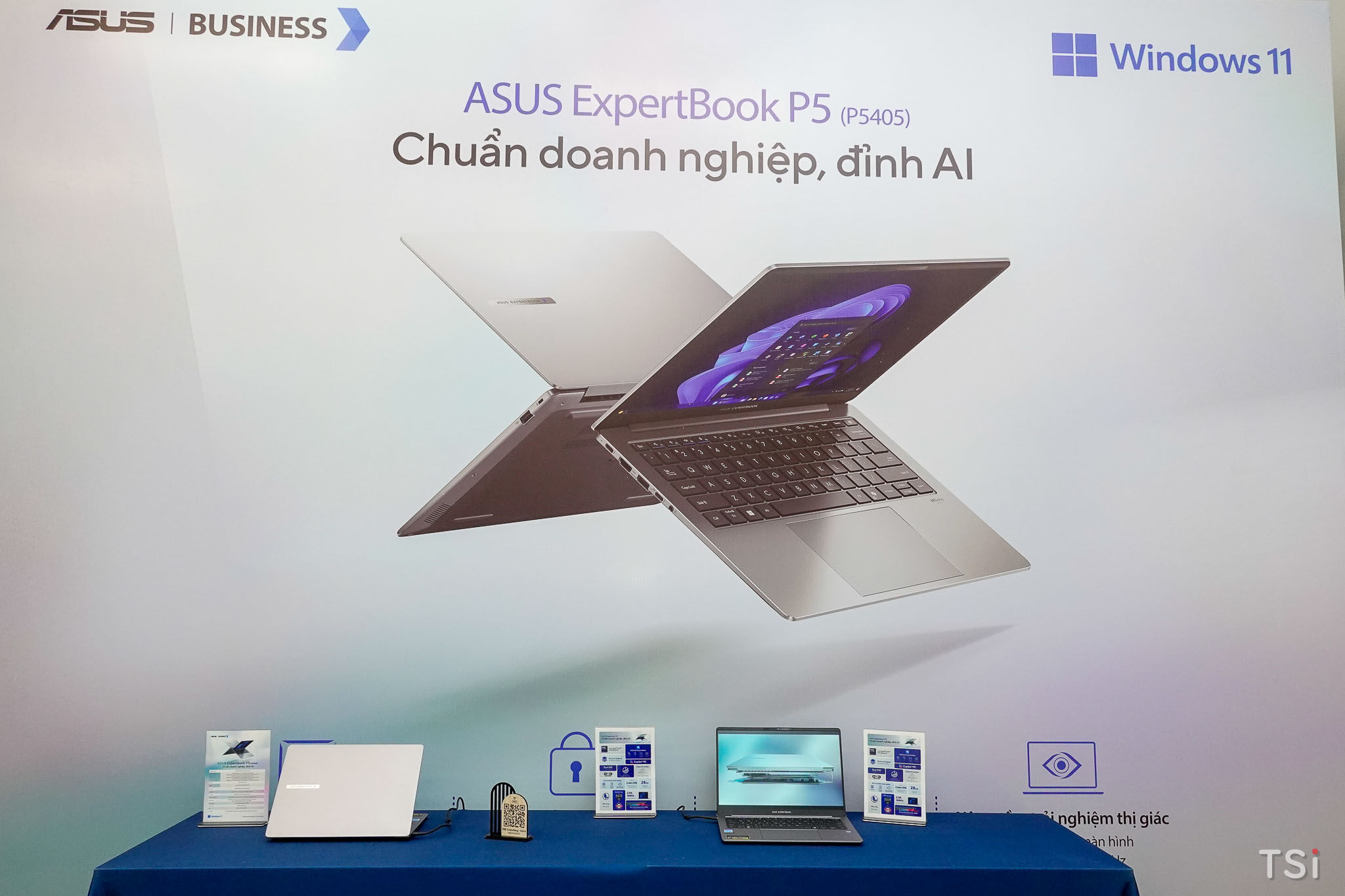 Laptop doanh nghiệp ASUS ExpertBook P tái định nghĩa hiệu suất làm việc với AI