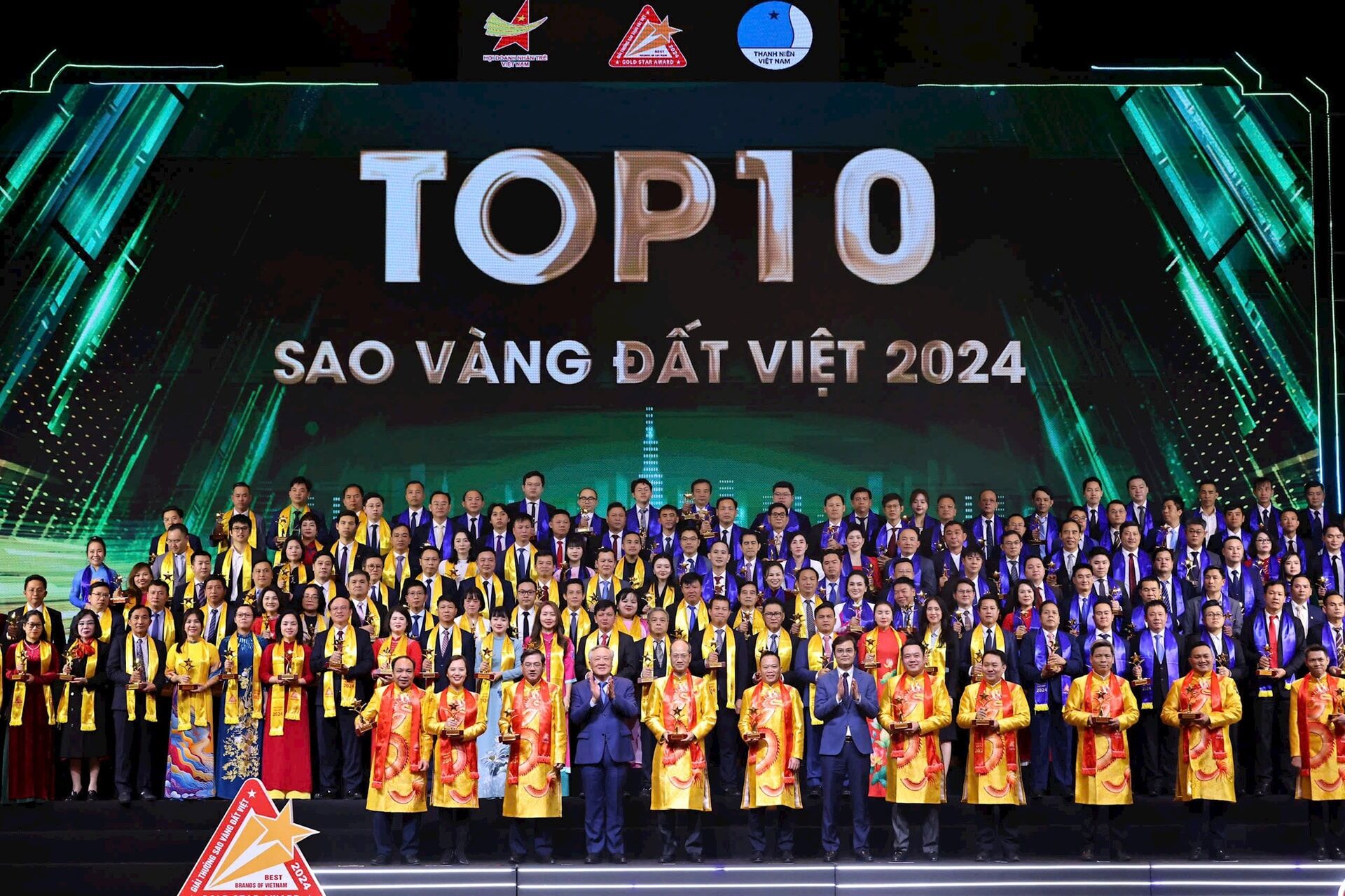 FPT khẳng định vị thế với top 10 Sao Vàng Đất Việt 2024