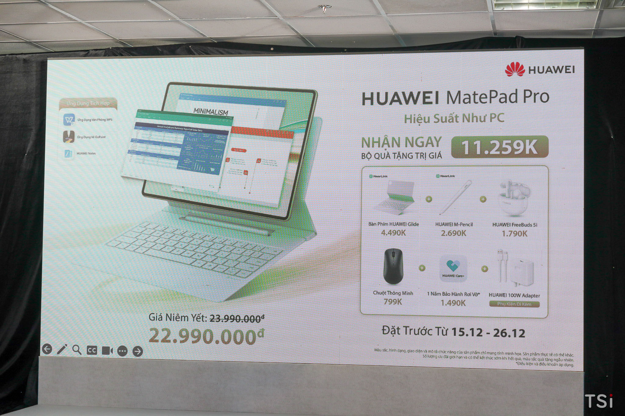 Máy tính bảng flagship HUAWEI MatePad Pro 12.2 inch ra mắt, giá 24 triệu đồng