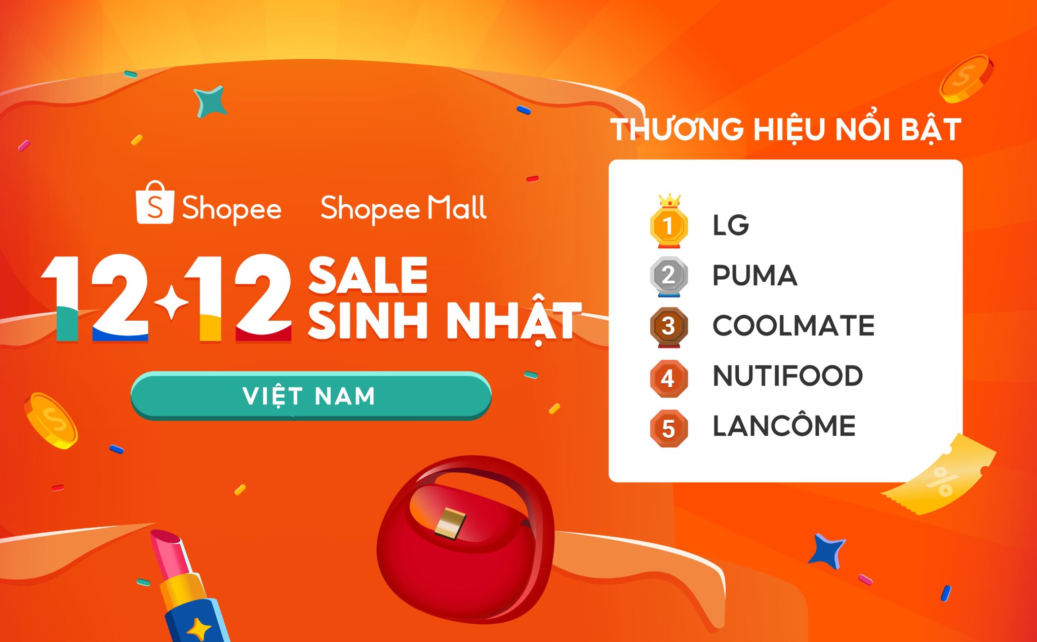 “Shopee 12.12 Sale Sinh Nhật” giúp nhà bán hàng trong nước tăng trưởng gấp 12 lần