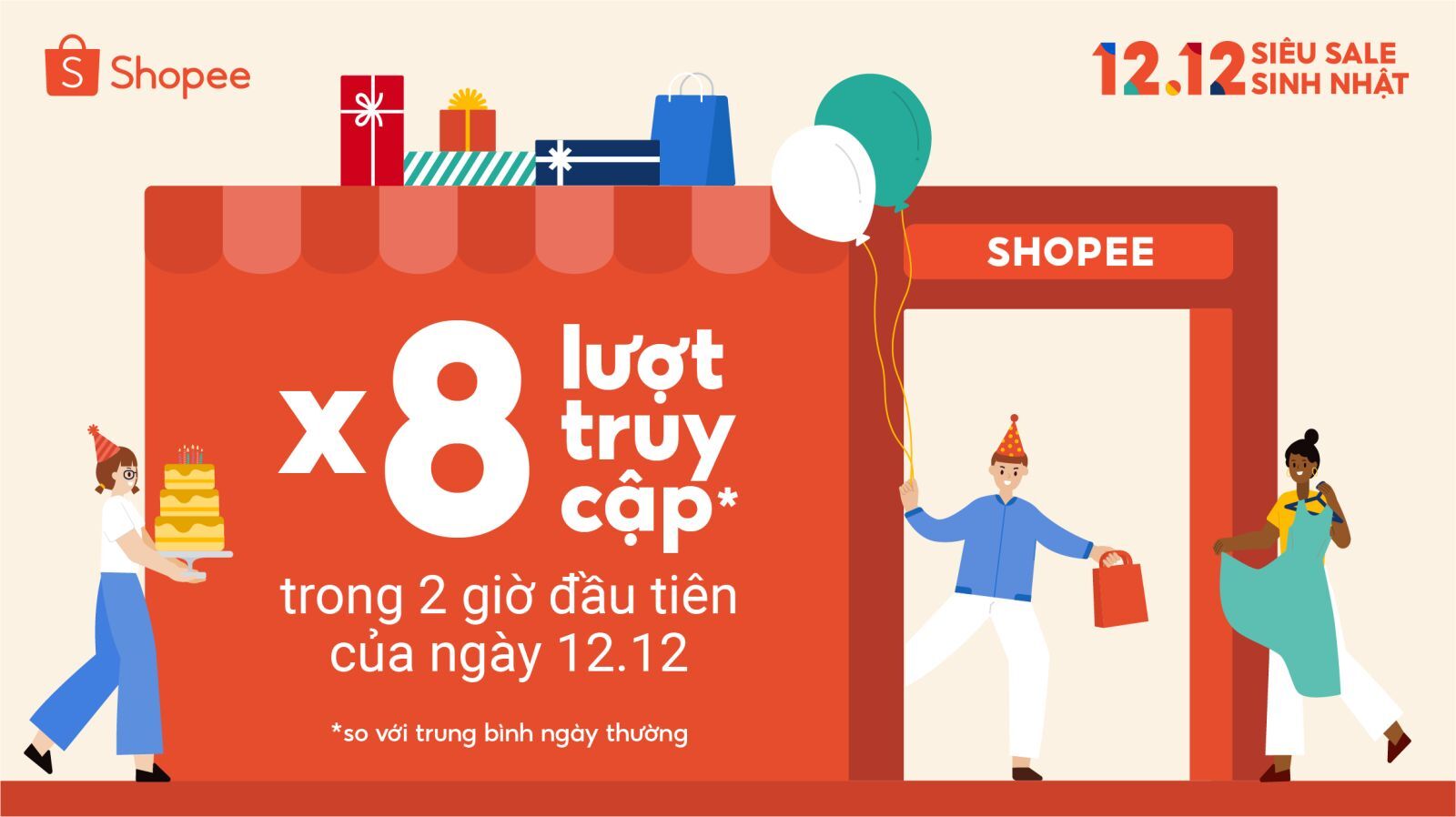 “Shopee 12.12 Sale Sinh Nhật” giúp nhà bán hàng trong nước tăng trưởng gấp 12 lần