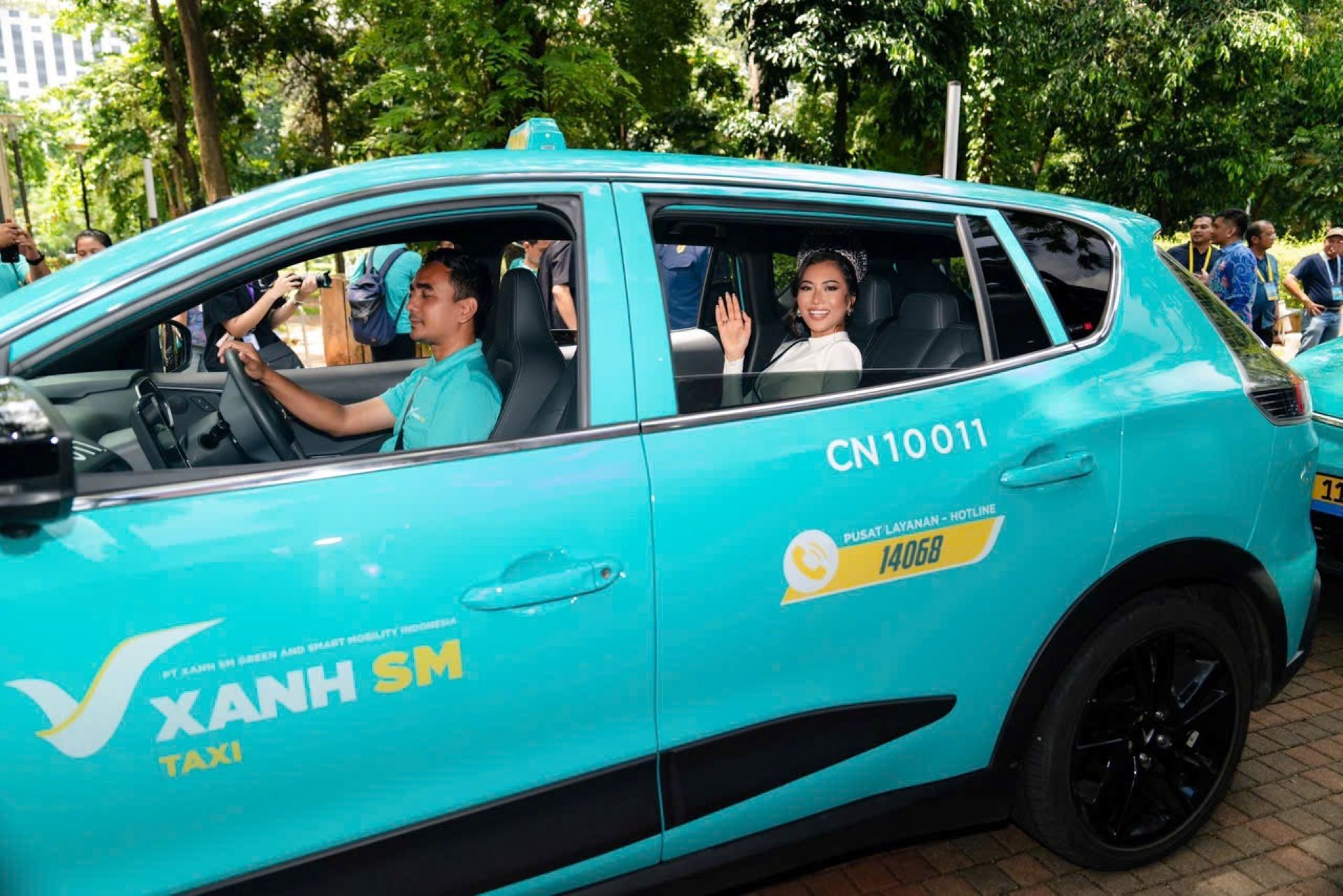 Xanh SM khai trương dịch vụ taxi điện tại Indonesia