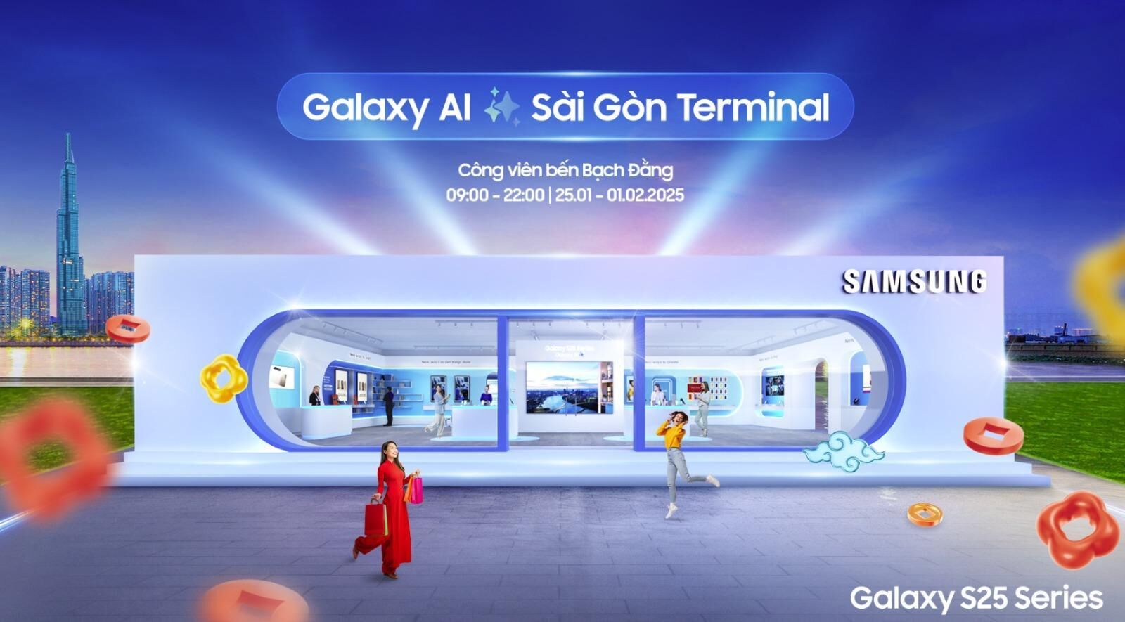 Du xuân Ất Tỵ cùng Galaxy AI Sài Gòn Terminal: Điểm đến hấp dẫn cho mùa Tết này