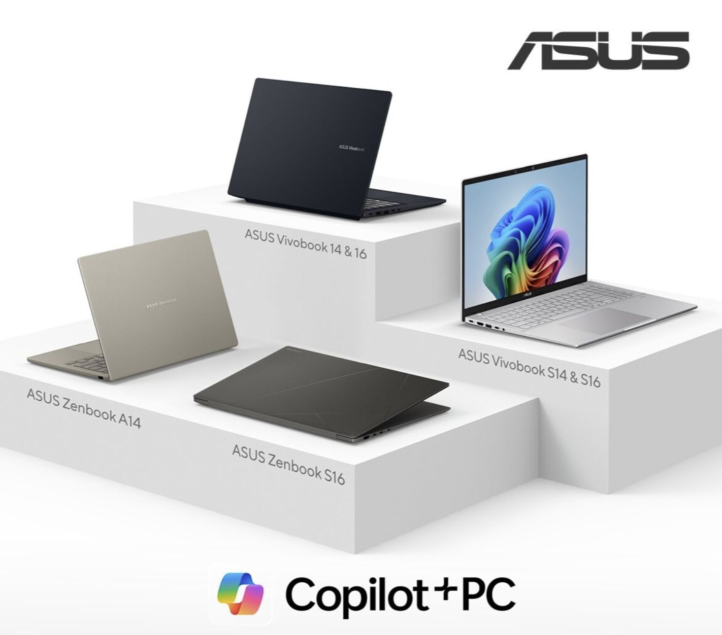 ASUS đột phá mở rộng đáng kể các dòng sản phẩm Copilot+ PC tại CES 2025