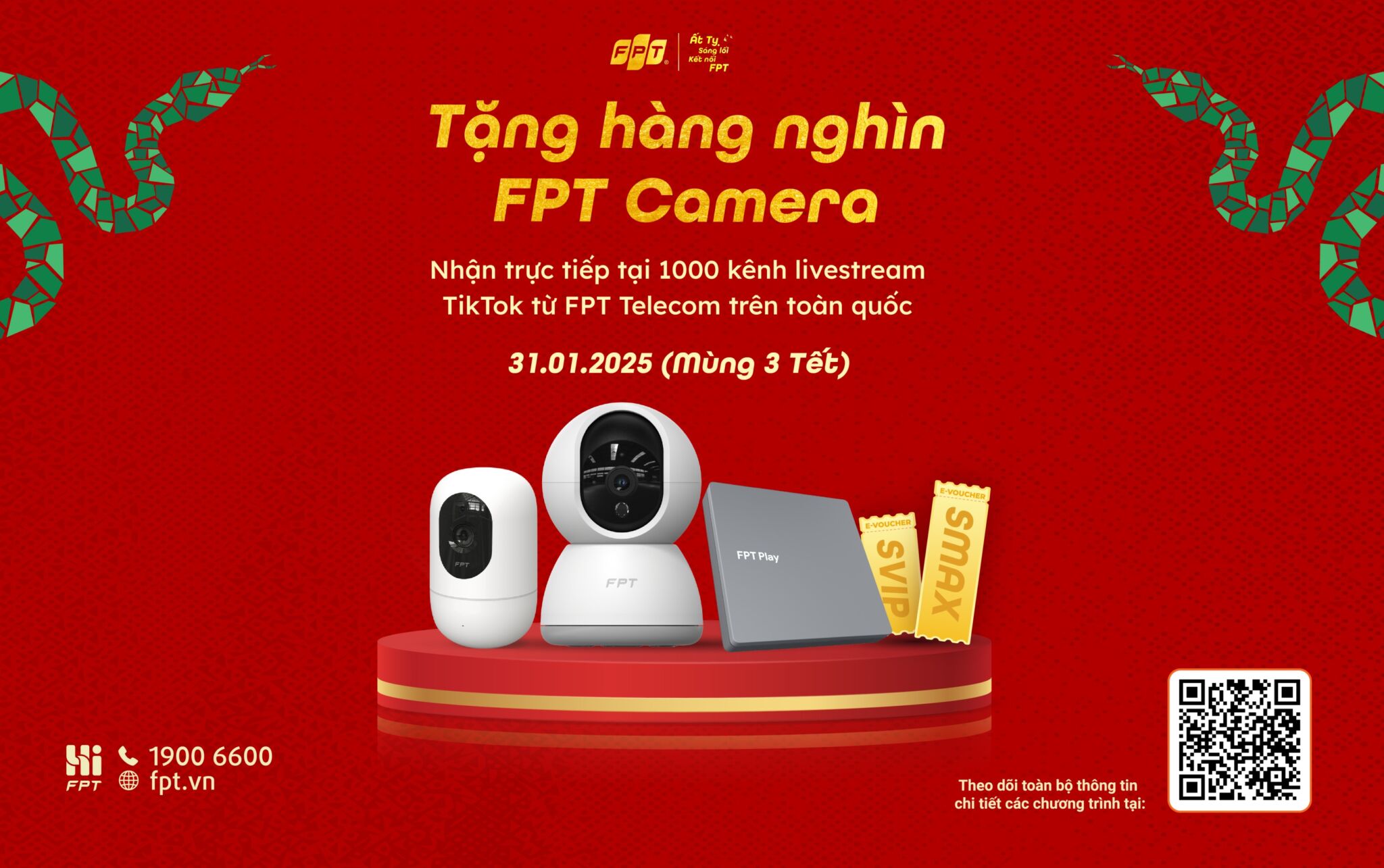 FPT tặng rắn vàng 9999 và hàng trăm ngàn phần quà, tưng bừng khai xuân Ất Tỵ 2025