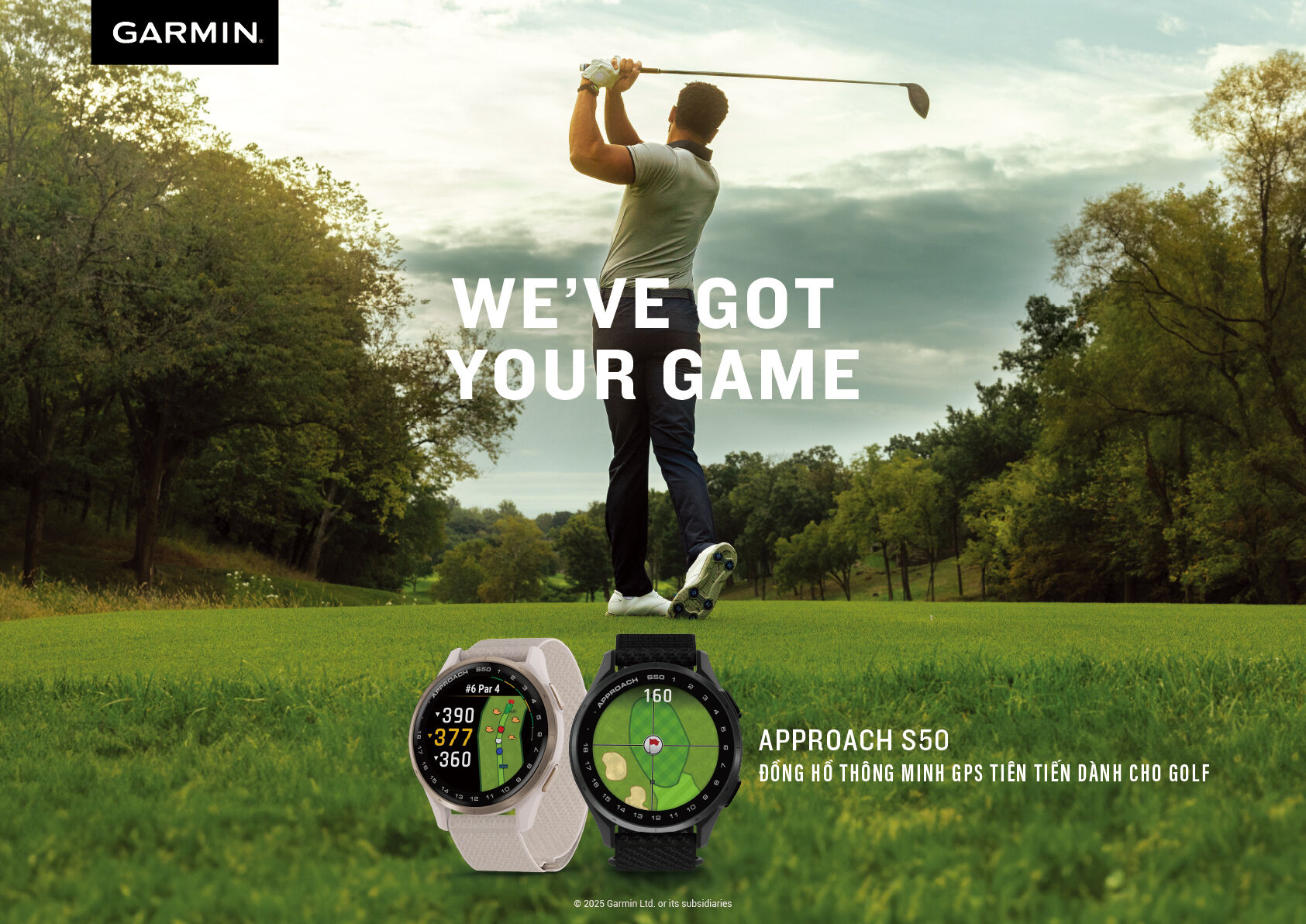 Garmin Approach S50 tích hợp GPS dành cho golfer