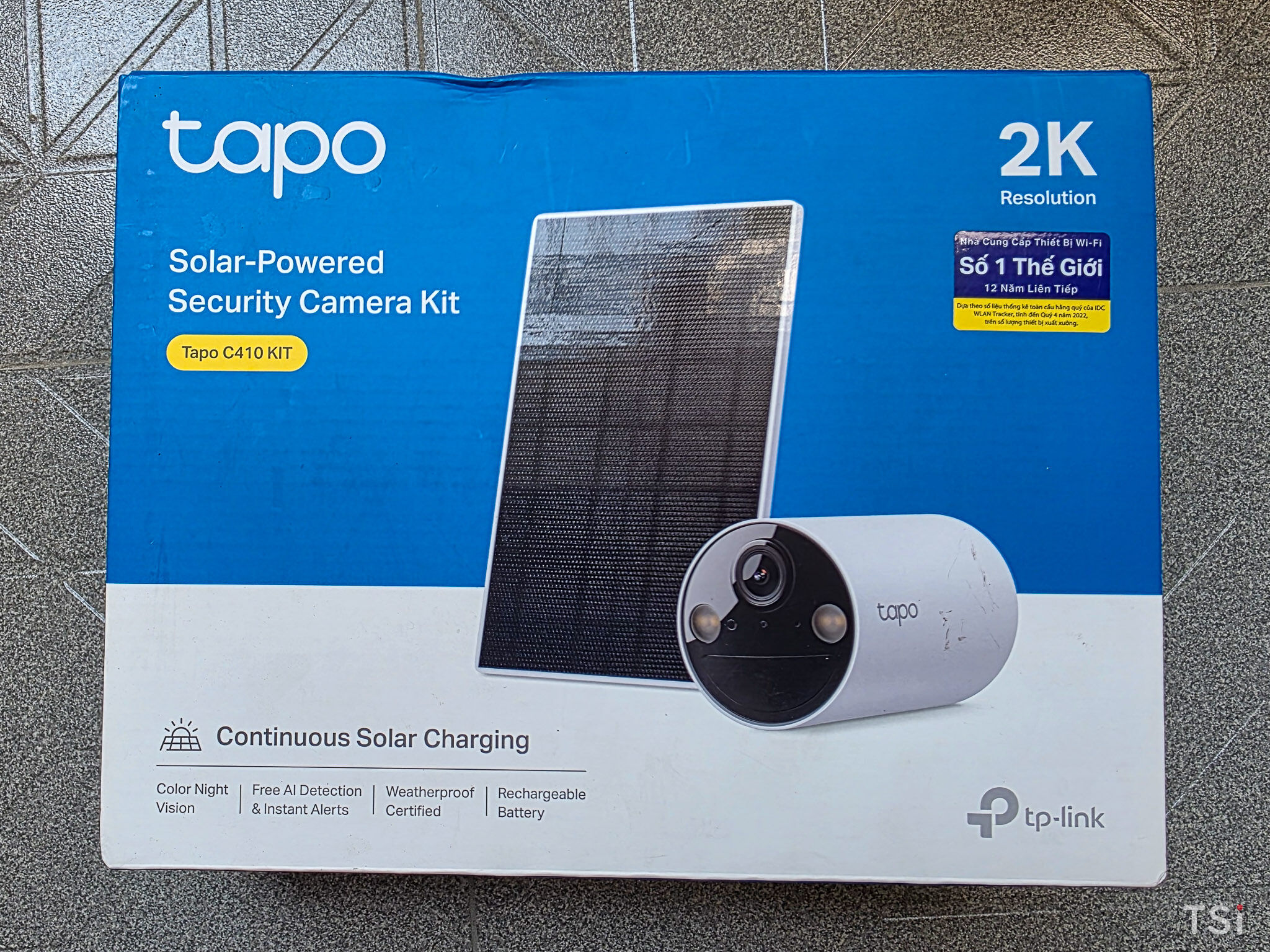 TP-Link Tapo C410 KIT: Camera giám sát không cần cắm điện