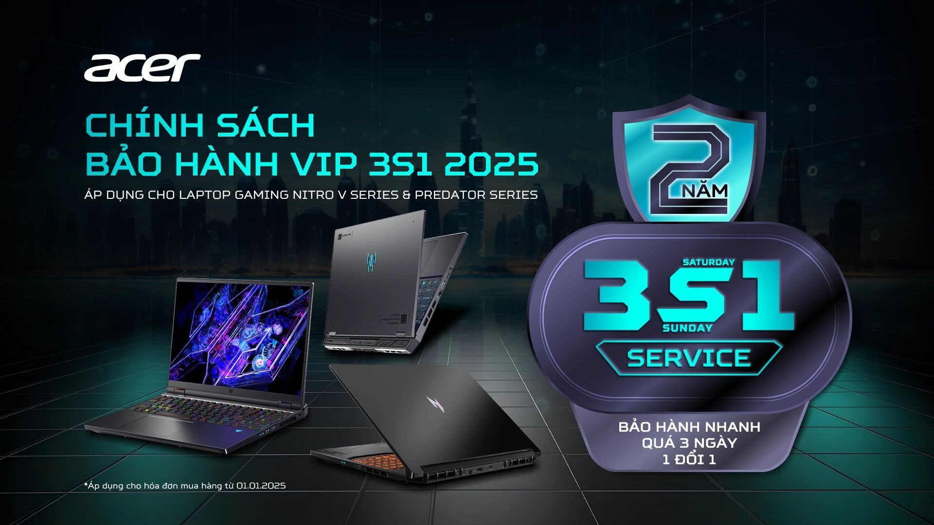 Acer ra mắt chương trình Pre-order dành cho dòng laptop gaming 2025 Predator Helios 18 AI và Predator Helios Neo 16S AI RTX 50 series