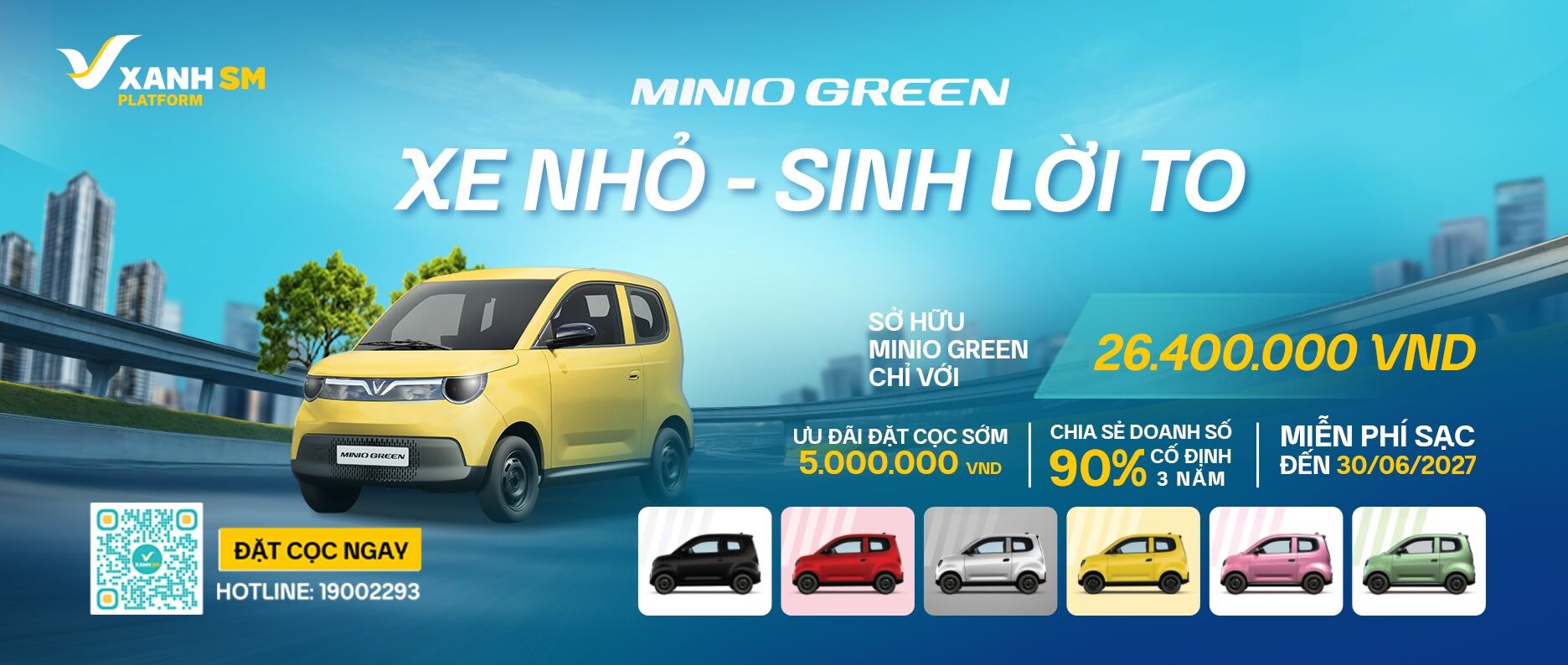 VinFast ưu đãi đặc biệt cho khách hàng đặt cọc mua xe Green trước ngày 25/3/2025