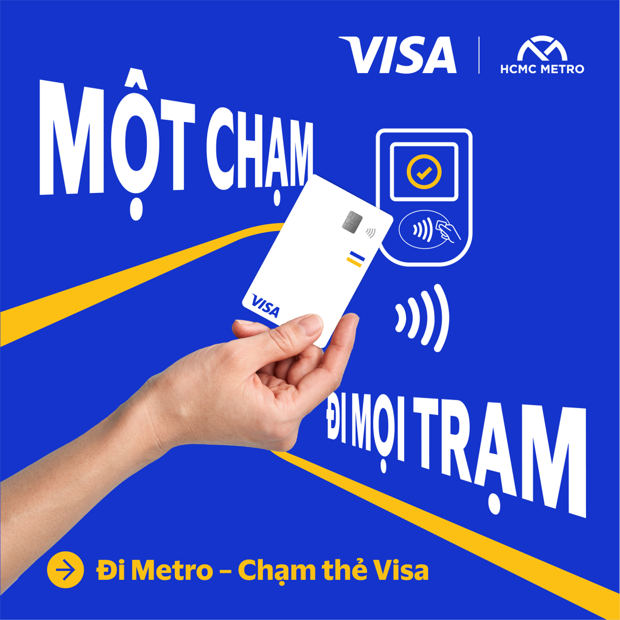 Visa mang trải nghiệm “chạm để đi” – thanh toán liền mạch cho hành khách trên Tuyến Metro Số 1 TP. Hồ Chí Minh