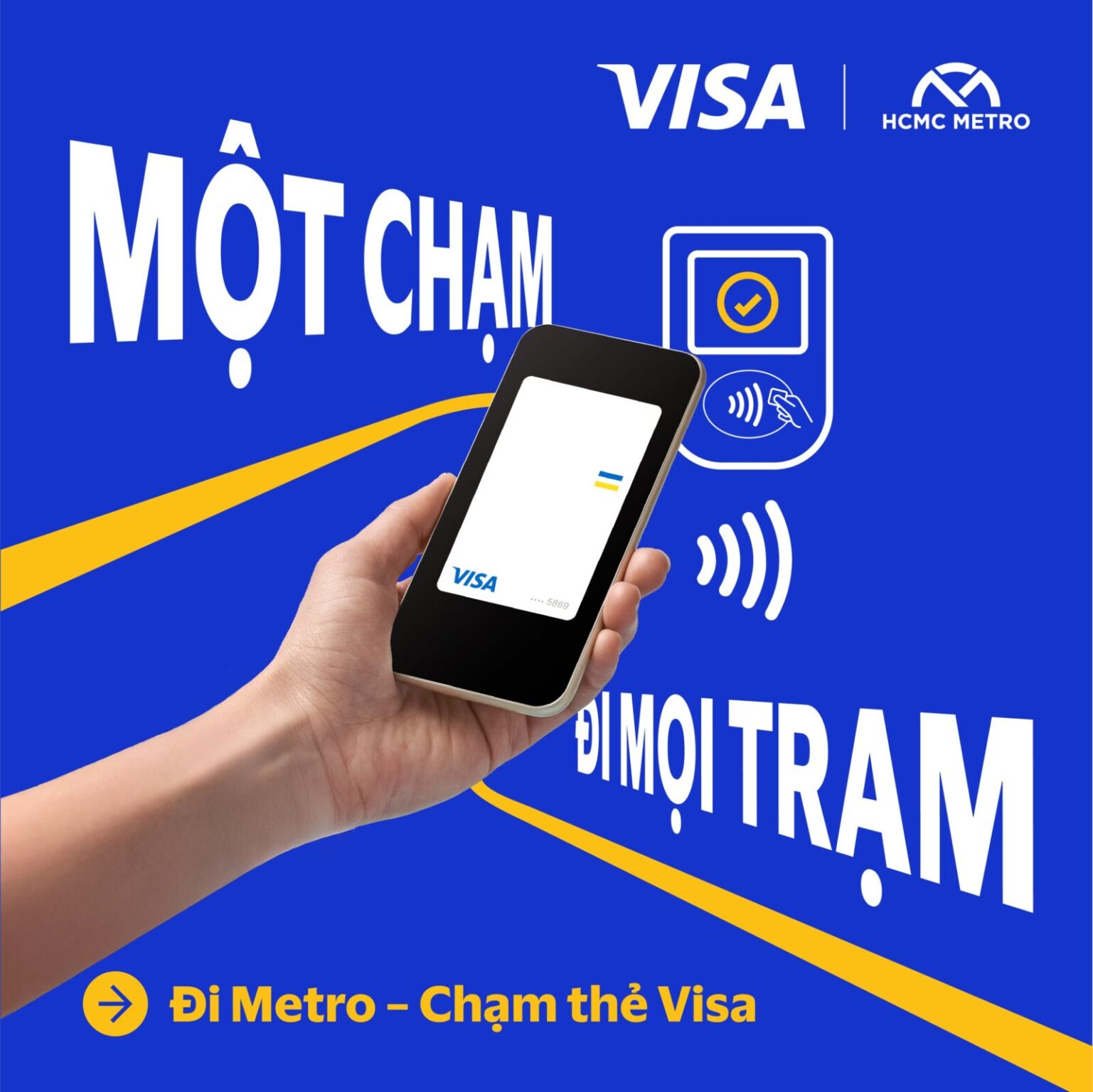 Visa mang trải nghiệm “chạm để đi” – thanh toán liền mạch cho hành khách trên Tuyến Metro Số 1 TP. Hồ Chí Minh