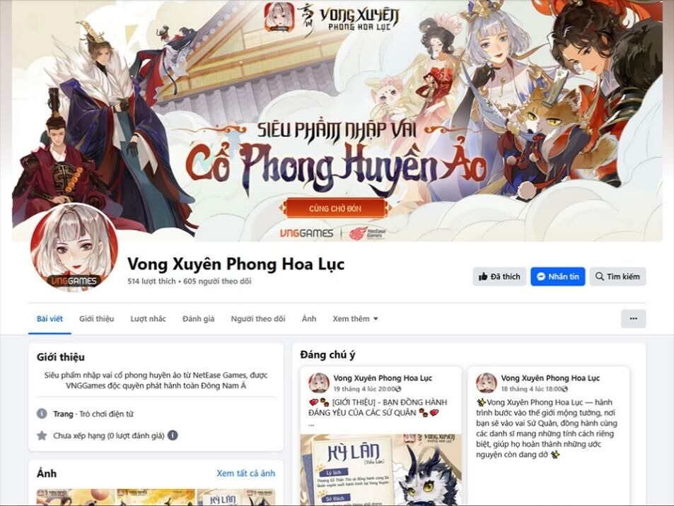 Siêu phẩm Vong Xuyên Phong Hoa Lục sắp được phát hành tại Việt Nam?
